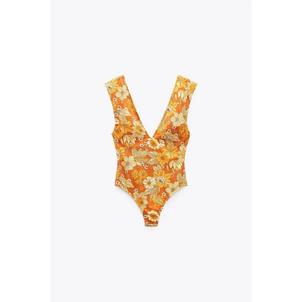 Zara Floral Print One Piece
